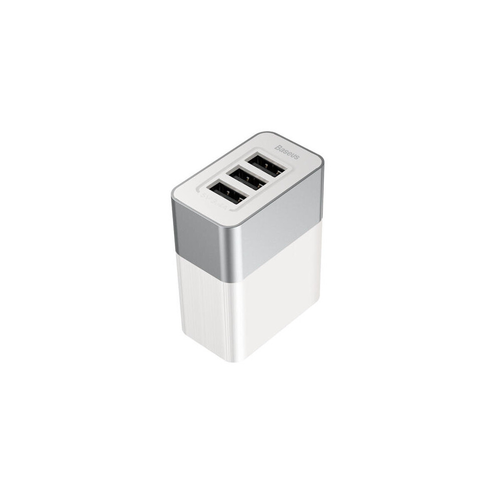3 Ports 3.4A Fast Travel Wall Charger Us Plug For Iphone X 8Plus Oneplus 5T Xiaomi 6 Mi A1 Color White 840079330024