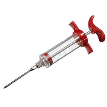 2PCS BBQ Barbecue Marinade Sauce Injector Turkey Needle Seasoning Syringe