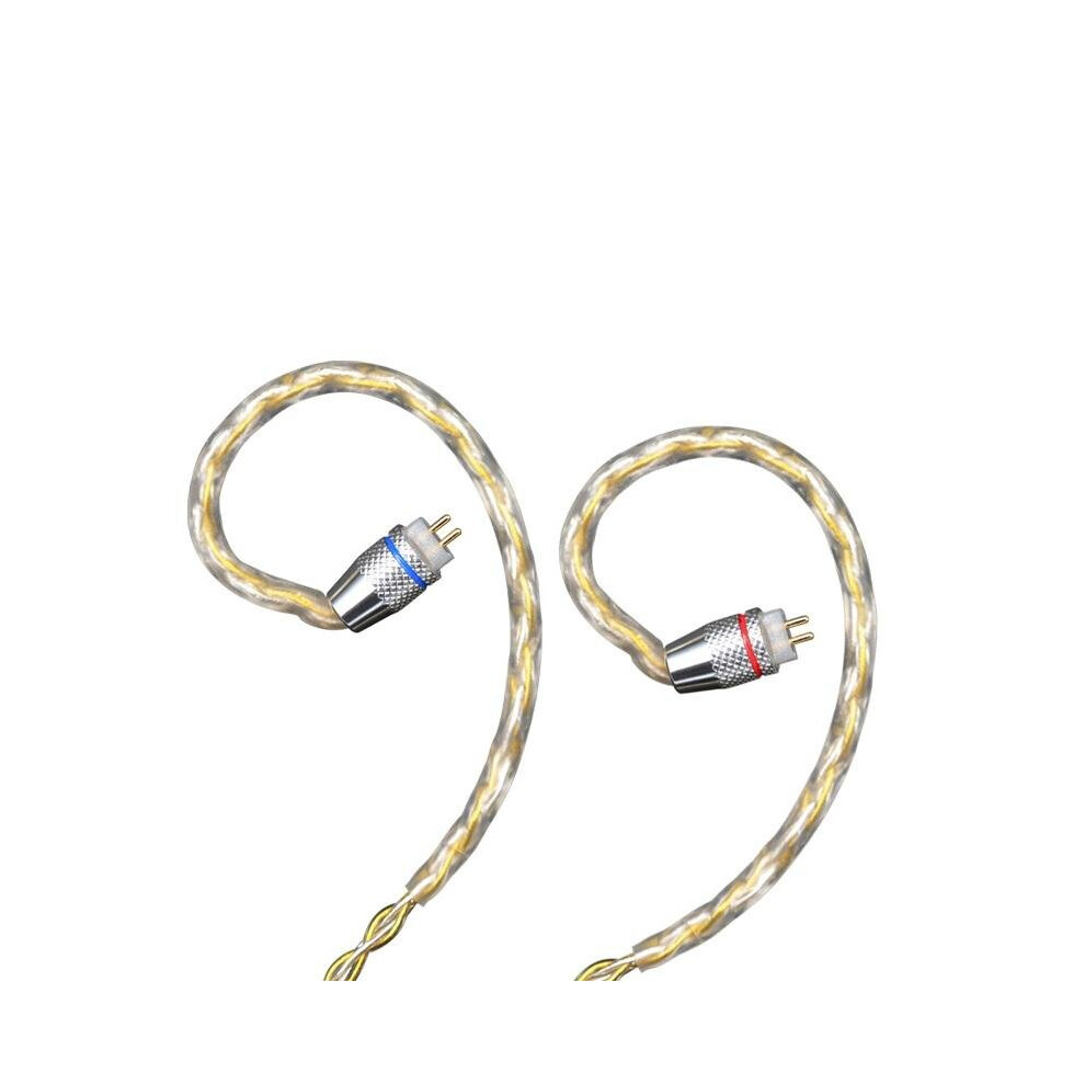 Earphone Mixed Plated Upgrade Cable Headphones Wire For Zsn Zs10 Pro As10 As06 Zst Es4 Zsn Pro Ba10 Section B Style Gold/Silver 840079141804