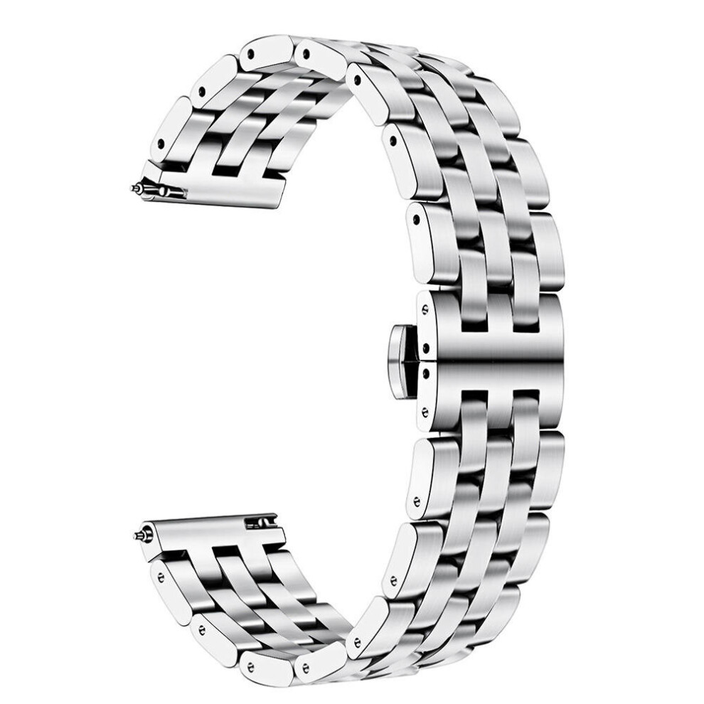 22Mm Stainless Steel Quick Release Watch Band For Amazfit Gtr 42Mm 47Mm Smart Watch Color Silver 840079330468
