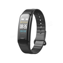 Blood Pressure Oxygen Heart Rate Monitor Fitness Tracker bluetooth Smart Wristband BLACK COLOR