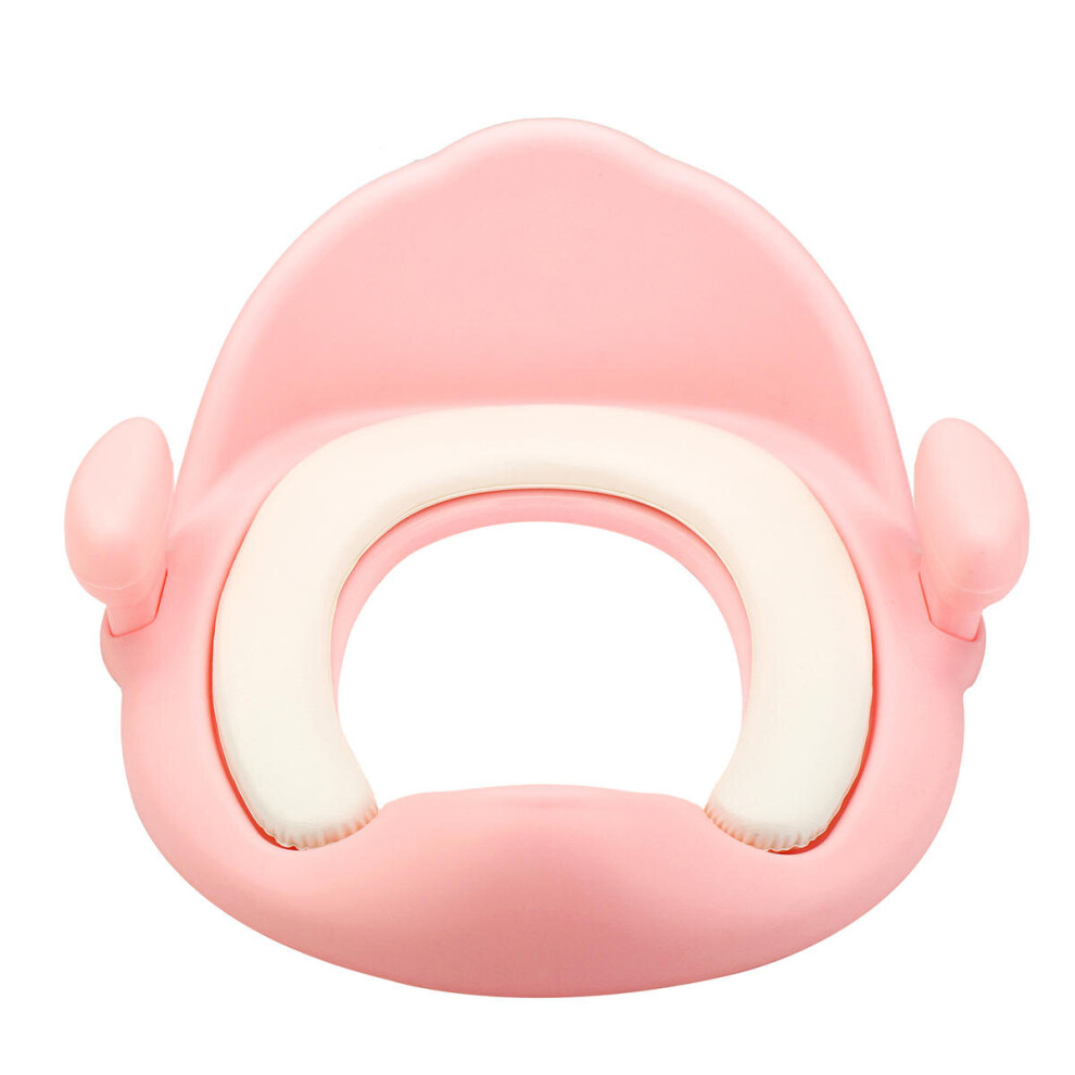 Baby Soft Cushion Toilet Seat Covers Toddler Potty Training Seat Cush With Safe Handle Baby Potties Color Pink