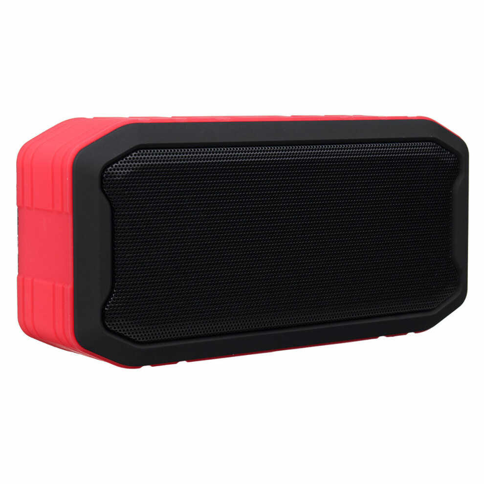 Portable Wireless Bluetooth V5.0 Speaker Tws Stereo Tf Card Ipx7 Waterproof Outdoors Speaker With Mic Color Red 840079108937