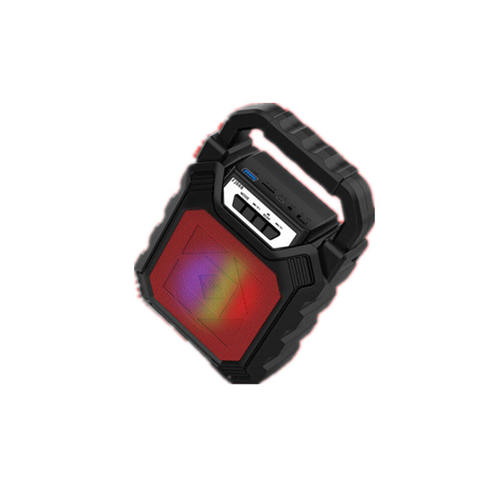 Portable Wireless Bluetooth 3.5Mm 1200Mah Hifi Music Speaker Support Tf Card Fm Radio With Microphone Color Red 840079307101