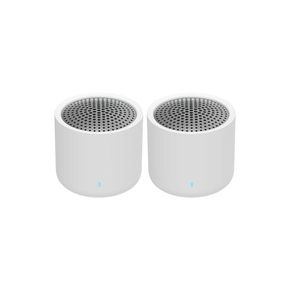 Original Xiaomi Portable Tws Bluetooth 5.0 Speaker 2Pcs Mini 2.0 Wireless Stereo Bass Subwoofer With Hd Mic Color White 840079134844