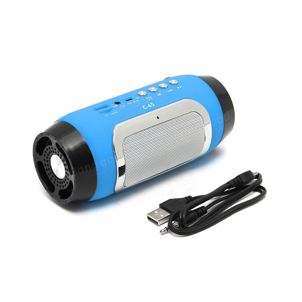 Portable Mini Wireless Stereo bluetooth Speaker For iPhone Tablet PC BLUE COLOR-image-OPC-P79FT7H-NEW