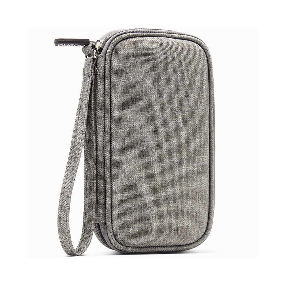 18cm*10.5cm Digital Accessories Storage Bag U Disk Flash Drive TF Memory Card Organizer Bag GRAY COLOR-image-OPC-P79FTW6-NEW