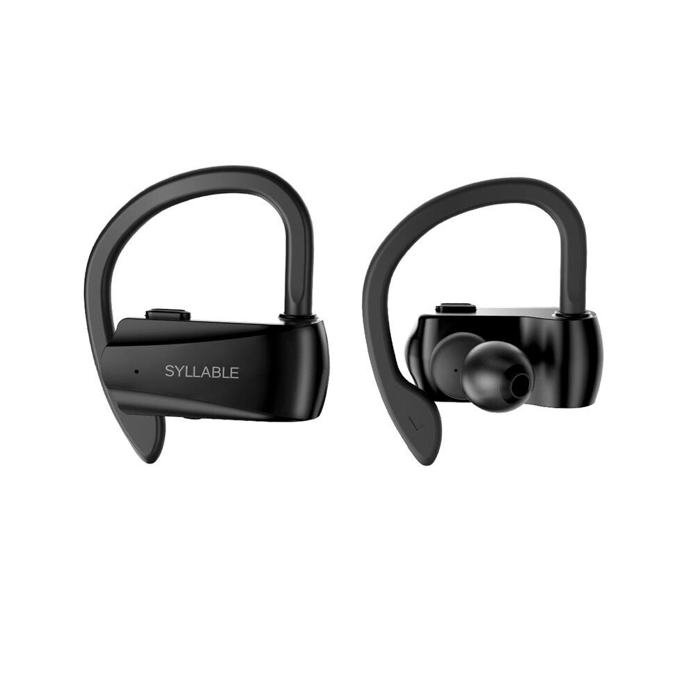 [Bluetooth 5.0] D15 Tws True Wireless Earbuds Earhooks Hifi Bilateral Call Stereo Sports Earphone Black 840079304155