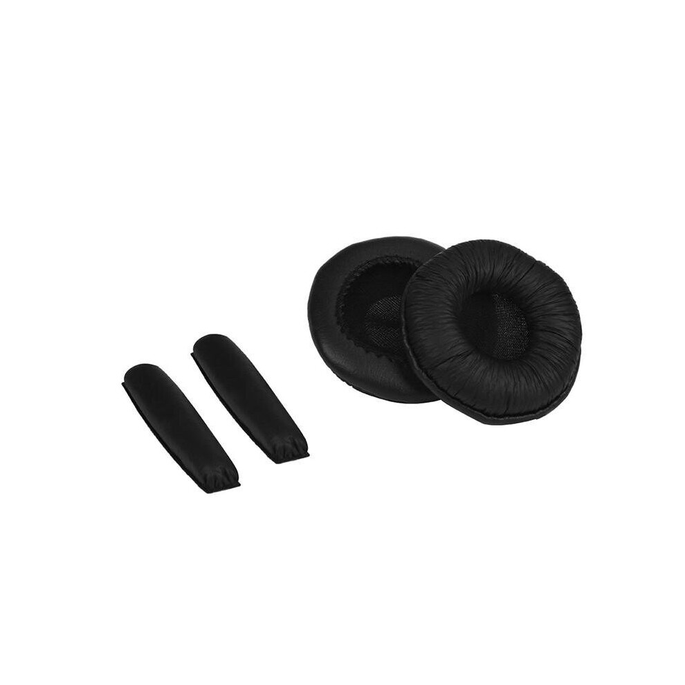 Replacement Earpads Cushions+Headband For Sennheiser Px100 Px100ii Px200 Px200ii Hx50 Headphone Color Black 840079304896