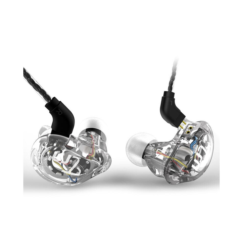V10 2Dd 2Ba Hifi Hybrid 8 Drivers In Ear 2Pin Earphone Dj Monitor With Microphone Line Control Transparent- Color White 840079322067