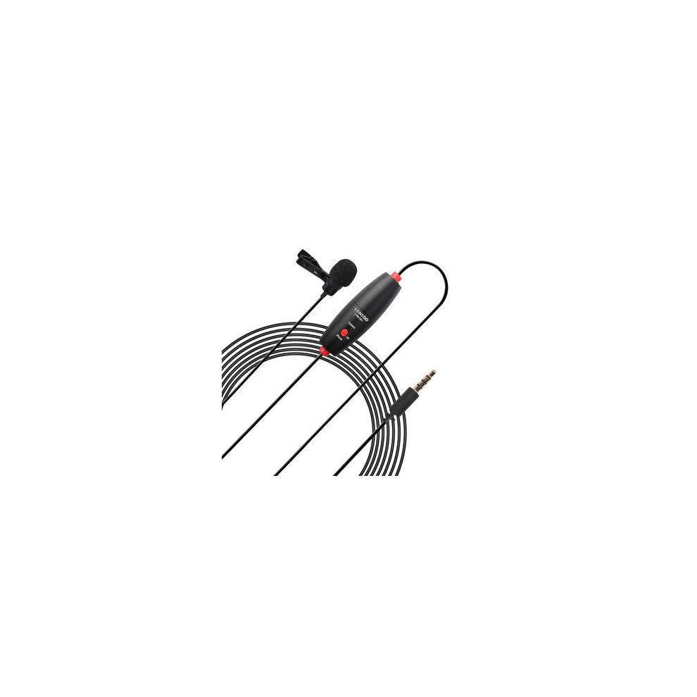 Lym-Dm1 Omni-Directional Lavalier Video Condenser Microphone With 6M Cable For Dslr Camera Camcorder Smartphone 840079309112
