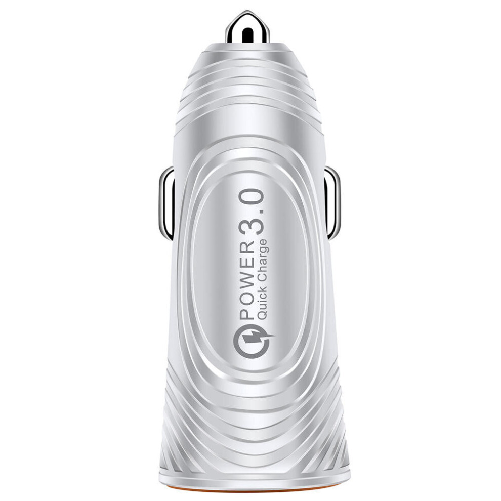 2 Pcs Bakeey 18W Qc3.0 Single Usb Fast Charging Car Charger For Iphone Xs 11 Pro Huawei P30 Pro Mate 30 Xiaomi Mi9 9Pro Oneplus 6T 7 Pro Color White 840079315137