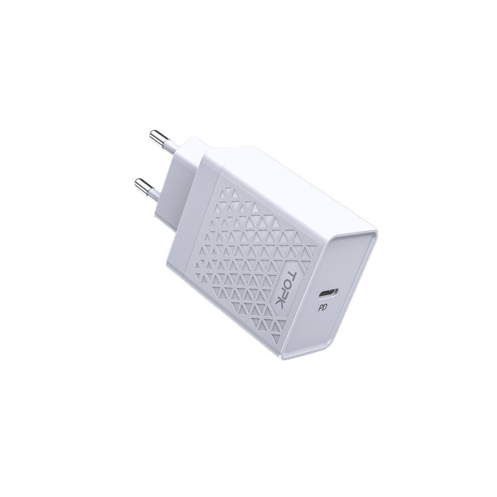 18W Pd Qc3.0 Quick Charging Type C Charger Eu Plug Adapter For Xiaomi Mi9 Macbook Huawei Mate 30 Pro G Note10+ 5G Pocophone F1 Color White 840079314789