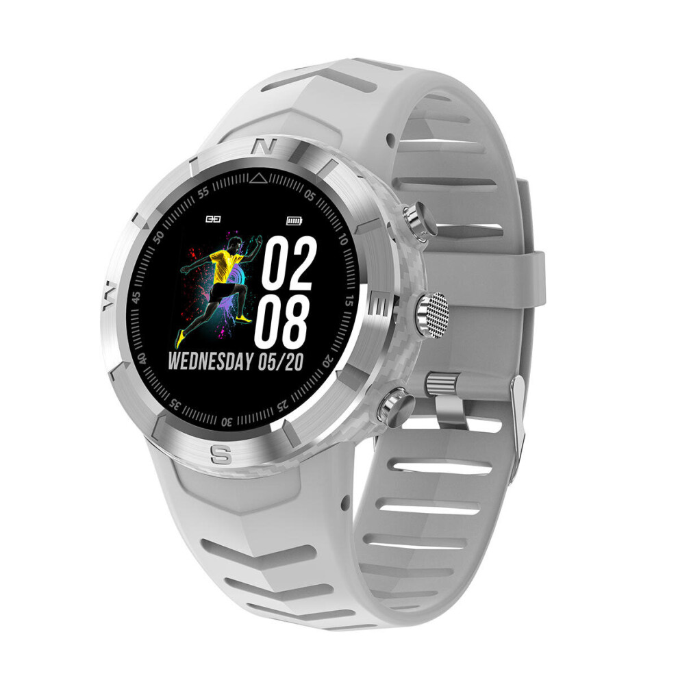 Dt08 Full Touch Wristband Compass Hrv Hr And Blood Pressure Monitor 20 Days Standby Smart Watch Color White 840079329165