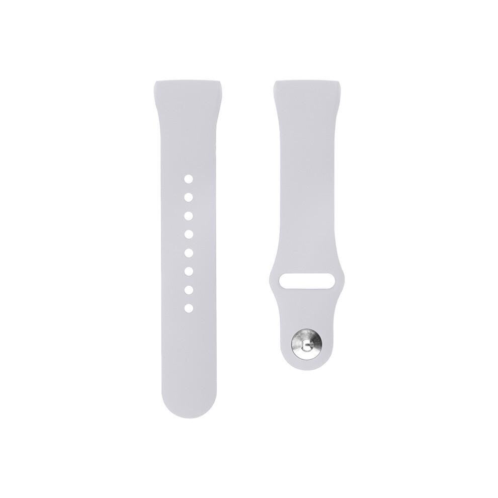 2Pcs Soft Silicone Rubber Strap Replacement Watch Band For Fitbit Charge 3 840079330307