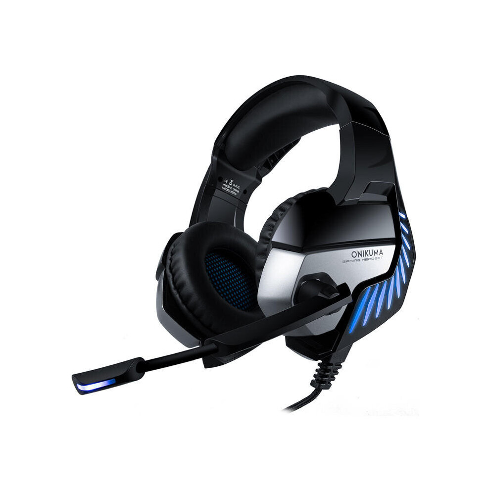 K5 Pro Gaming Headphone Hi-Fi Subwoofer Headset 7.1 Virtual Stereo Earphone With Mic For Ps4 Pc Xbox One Blackblue Color 840079310460