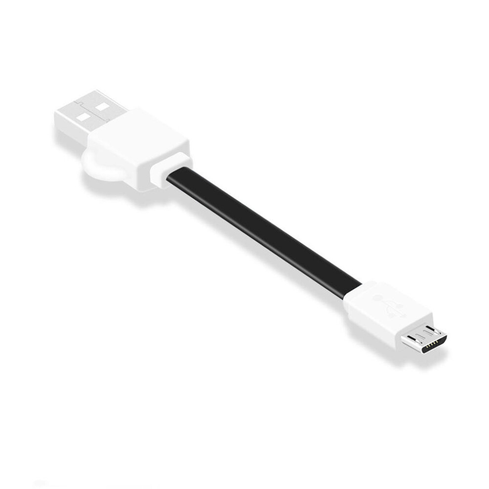 2Pcs 2.4A Micro Usb Small Portable Key Chain Fast Charging Data Cable For Xiaomi Redmi 7A Redmi 6Pro Huawei Vivo Color Black 840079334701