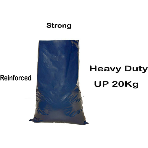 (100 pack) Heavy Duty Blue Rubble Sacks Refuse Bag 50 x 76cm 1