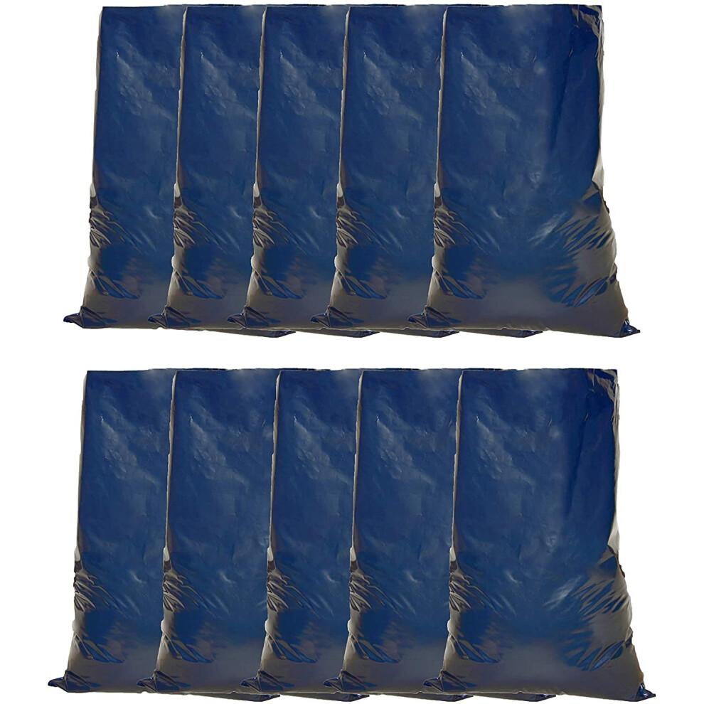 (100 pack) Heavy Duty Blue Rubble Sacks Refuse Bag 50 x 76cm