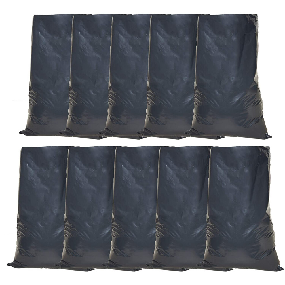 (50 pack) Heavy Duty Black Rubble Sacks Refuse Bag 50 x 76cm