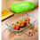 Pyrex Pyrex Microwave Safe Classic Rectangular Glass Dish 1.1L Green 3