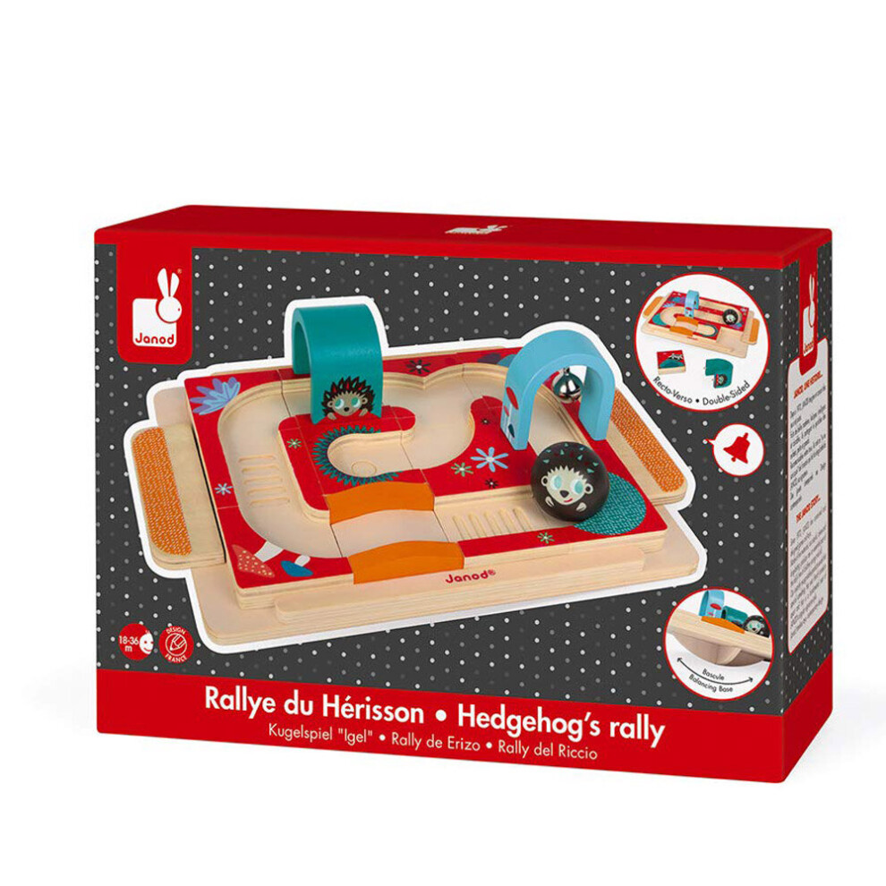 Janod Hedgehog Rally Wooden Toy