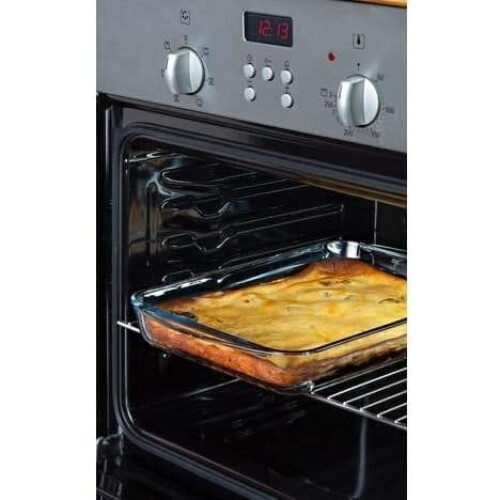 Pyrex Pyrex Cook & Store Rectangular Roaster with Airtight Lid 4.5L Green 2