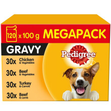 Pedigree Hondenzakjes Gemengde selectie in jus, 84 x 100 g