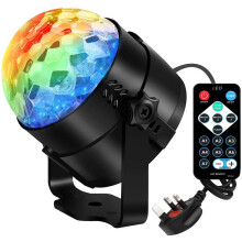 (1 pack) Disco Light, Disco Ball for Kids Rotating for birthday Party Pub Disco Home Outdoor by AOMEES 2 Pac