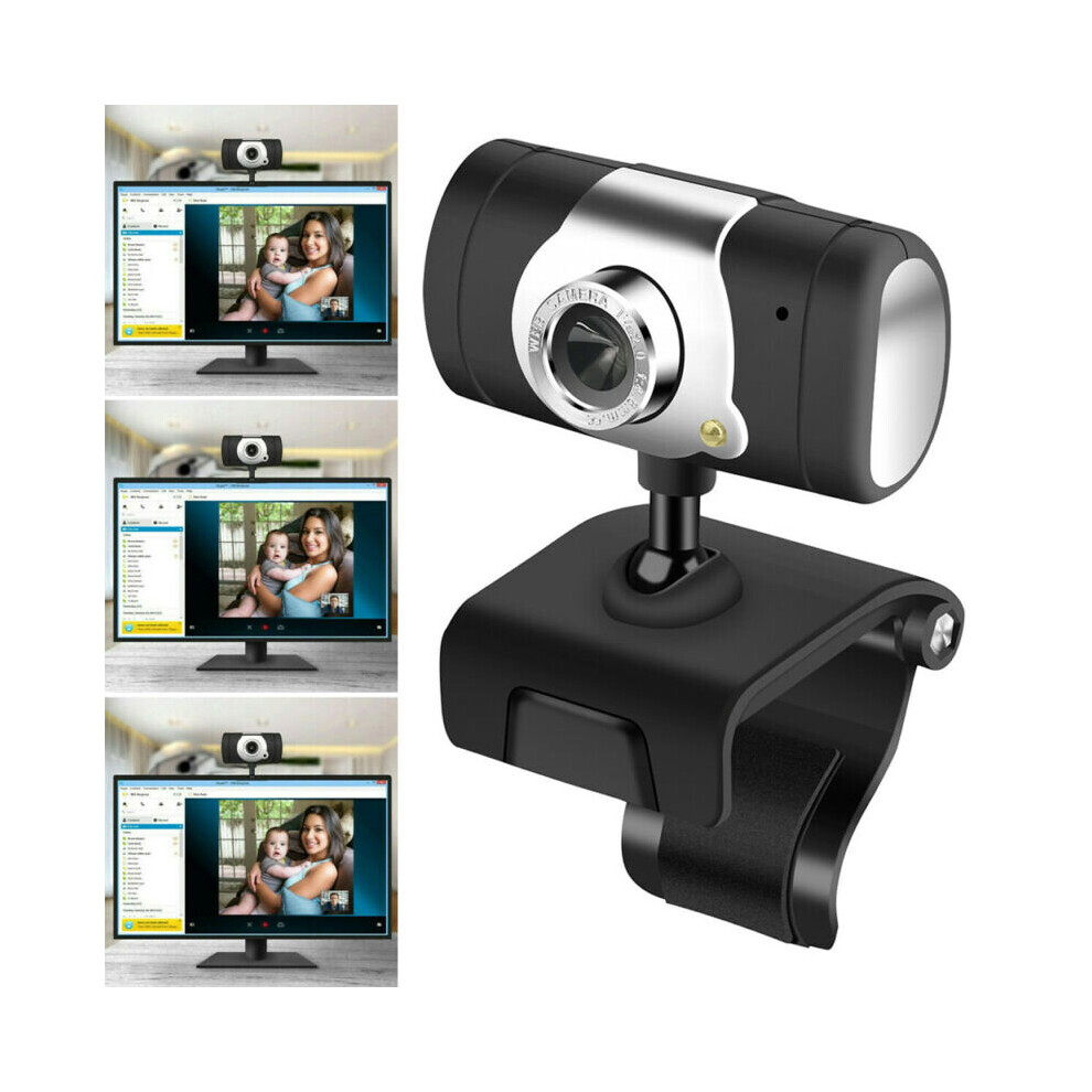 Usb 2.0 Hd 480P Webcam Camera For Computer Pc Laptop Desktop Video Microphone 683546945938
