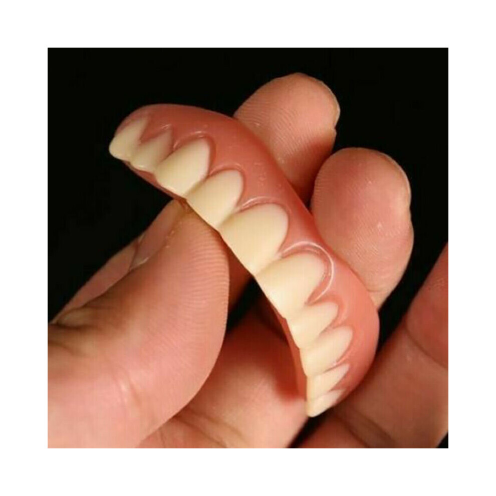 (Upper Veneers) Veneers False Teeth Snap On Instant Smile Cosmetic Tooth Dentures