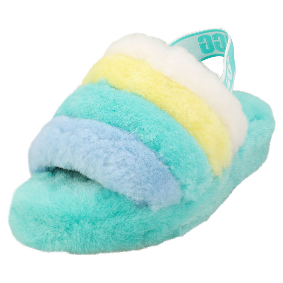 (6) UGG Fluff Yeah Slide Womens Slippers Sandals in Multicolour