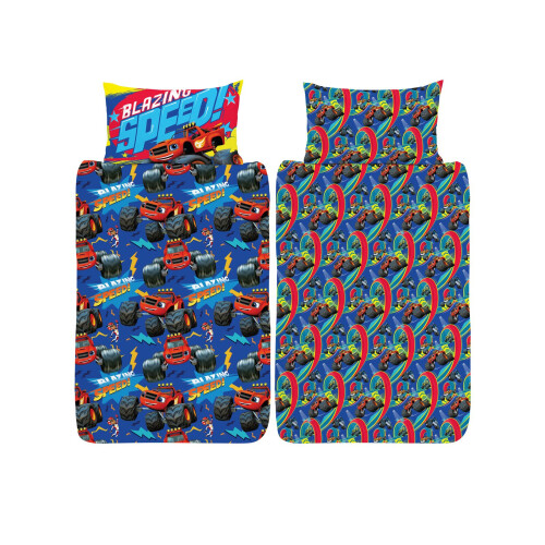 Blaze and the Monster Machines Blaze Blazing Single Duvet Cover and Pillowcase Set