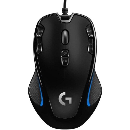 Logitech Logitech G300s USB Optical Mouse | 2500DPI Right-hand Black & Blue 1