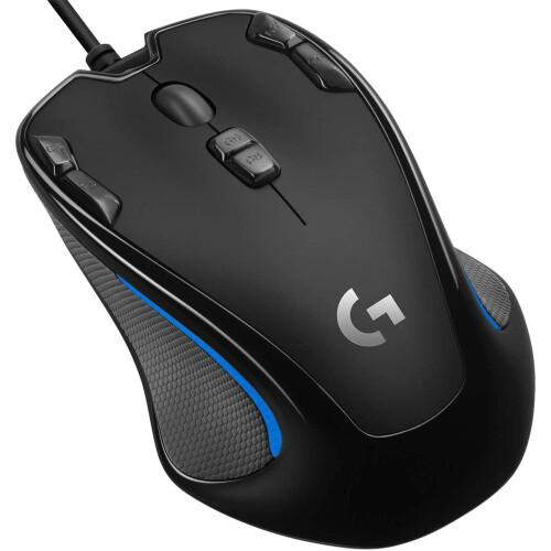 Logitech Logitech G300s USB Optical Mouse | 2500DPI Right-hand Black & Blue