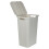 URBN Living (White) 60L Large Plastic Rattan Laundry Bin Basket Hamper 3