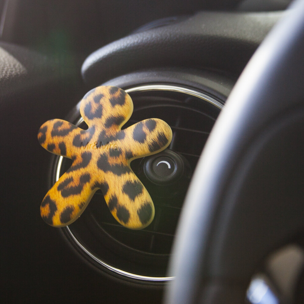 Mr & Mrs Fragrance Car Air Freshener Scent Vent Clip Niki Classic Leopard Print