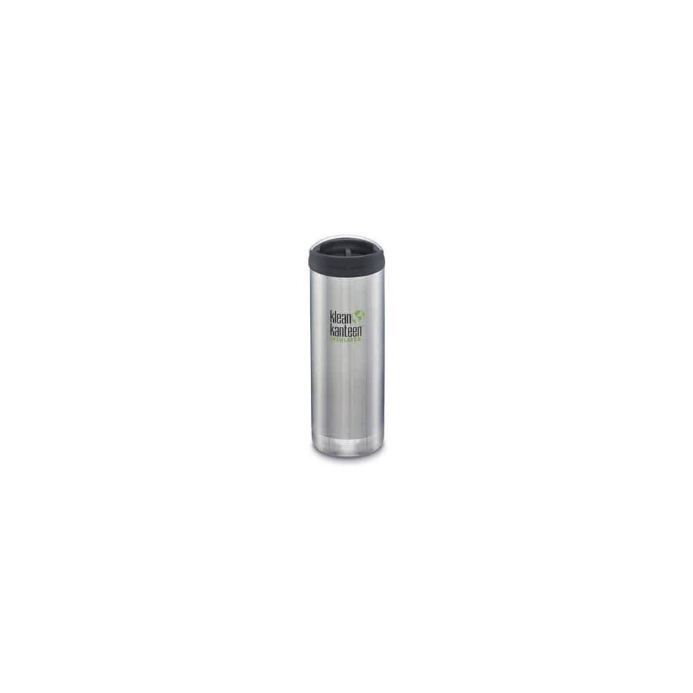 Klean Kanteen Insulated TKWide Flask with CafÃ Cap 473ml - Brushed Stainless