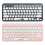 Qwert Logitech Bluetooth Gaming Keyboard(pink) 2