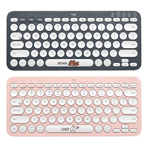 Qwert Logitech Bluetooth Gaming Keyboard(pink) 1