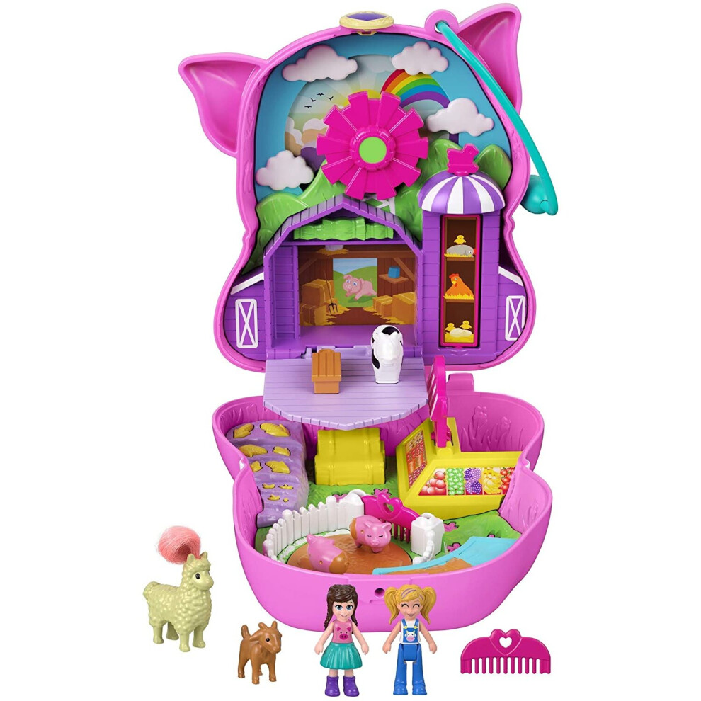 Polly Pocket - Big World Piglet Country Playset