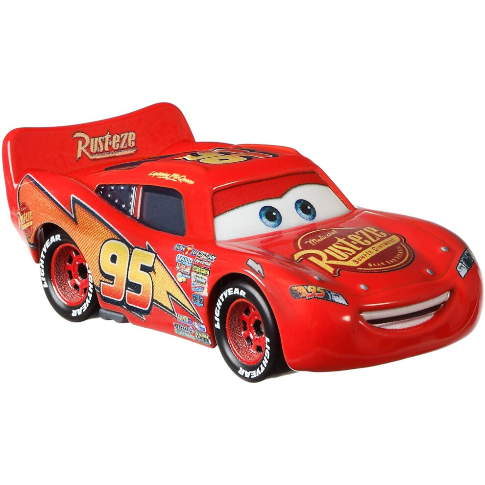 Disney Pixar Cars Lightning McQueen With Sign