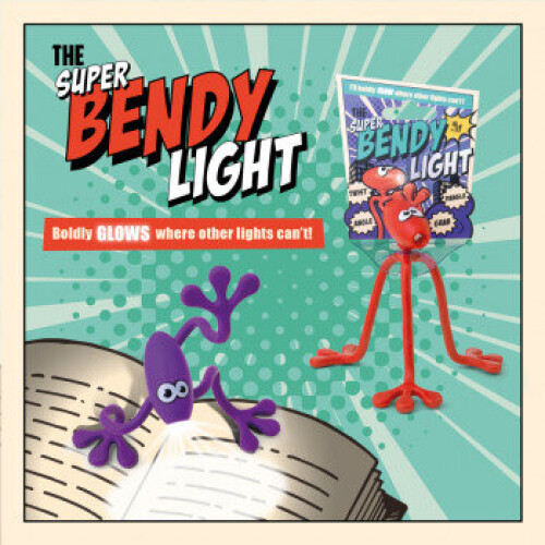 Super Bendy Boglampe - Rød 1