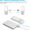 (Series1-Packs 2) OMERIL Motion Sensor Light Cupboard Night Light, USB Rechargeable Battery Powered Light 2