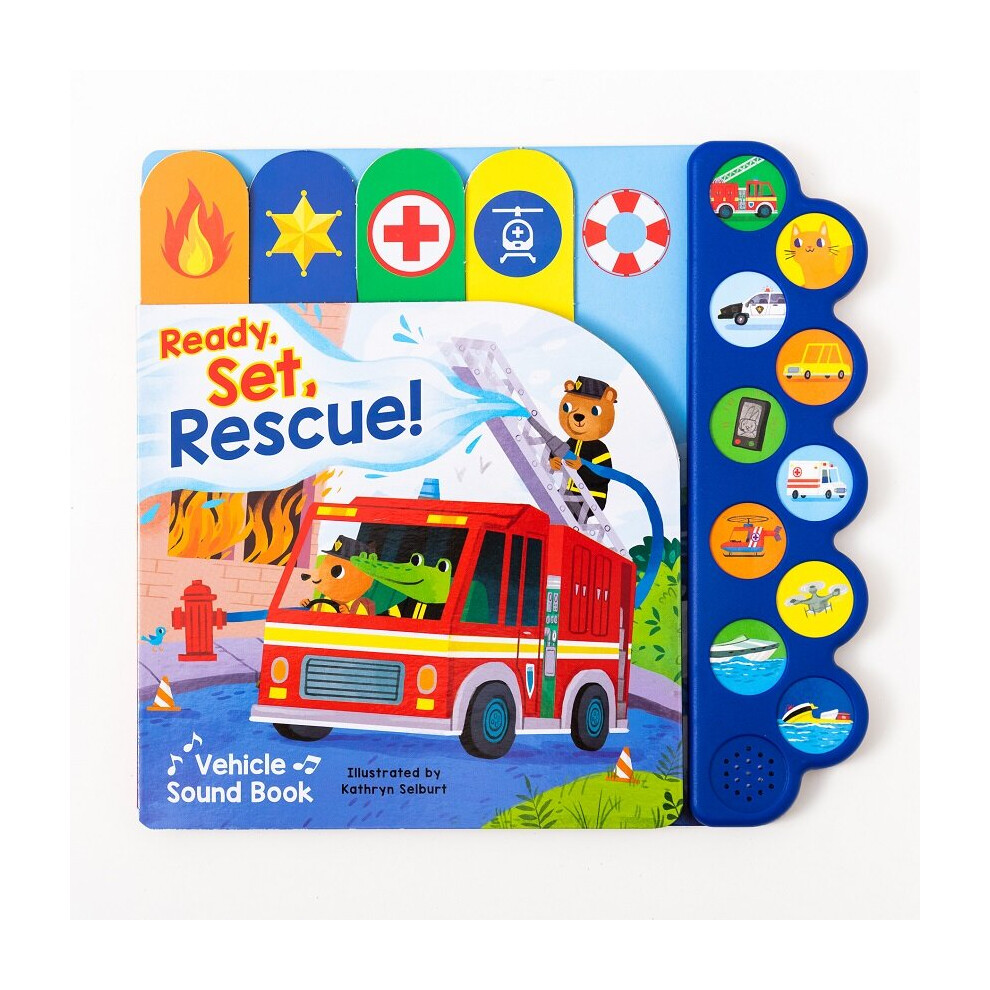 Lake Press Emergency Vehicles Sound Book Size 10