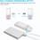 (Series1-Packs 2) OMERIL Motion Sensor Light Cupboard Night Light, USB Rechargeable Battery Powered Light 6
