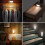 (Series1-Packs 2) OMERIL Motion Sensor Light Cupboard Night Light, USB Rechargeable Battery Powered Light 8