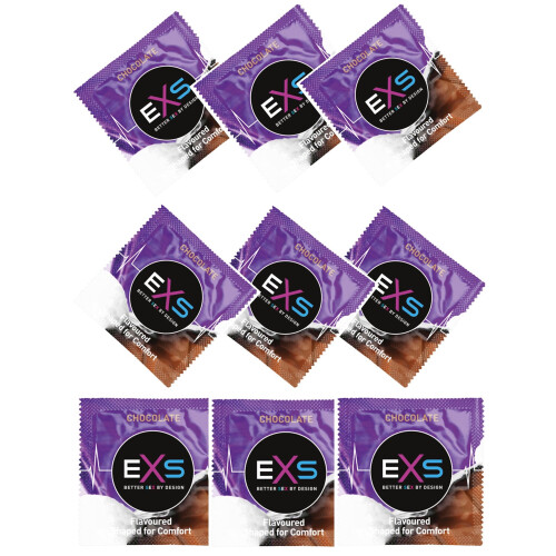 Preservativos com sabor de chocolate x100 EXS 1