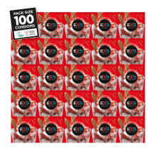 Jordbærkondomer 100 stk. EXS