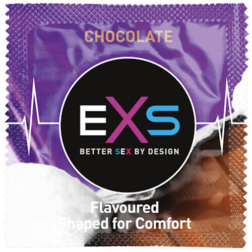 Preservativos com sabor de chocolate x100 EXS 2